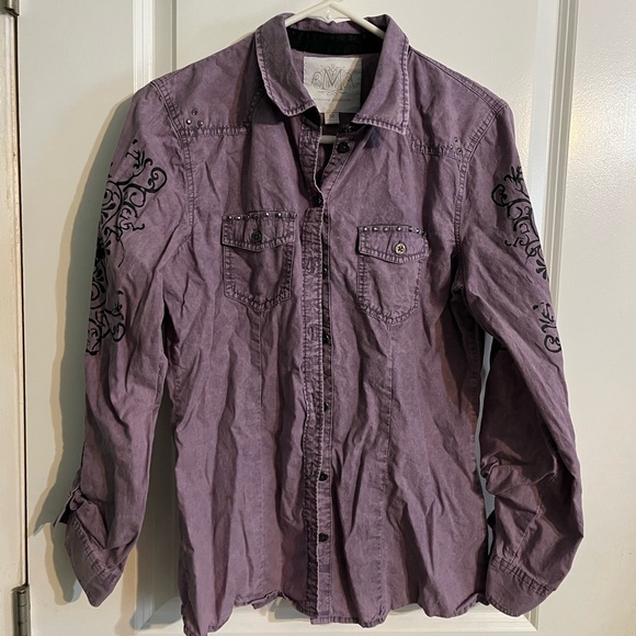 maurices premium Other - Purple Button Down Top